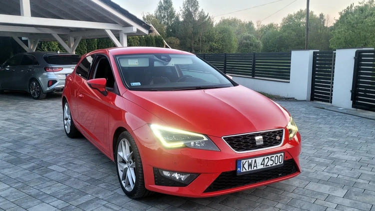 Seat Leon cena 37900 przebieg: 155000, rok produkcji 2013 z Oświęcim małe 137